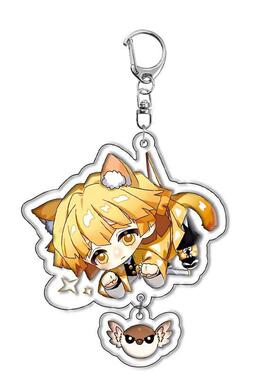 Demon Slayer  keychain cartoon Pendant 鬼灭之刃钥匙扣挂件