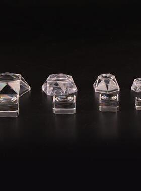 玻璃亚克力六边形水晶球底座家居桌面创意摆件