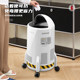 Creative rocket-shaped flip-top trash can household large-capacity wheeled decorative ornament-style removable trash can