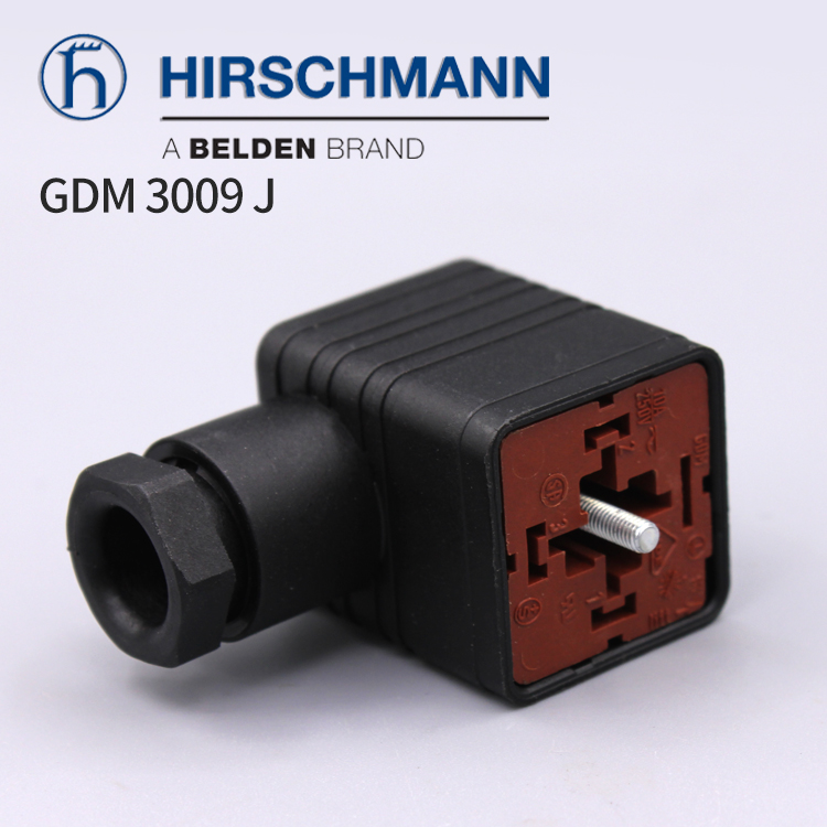 德国Hirschmann赫斯曼插头B12 GDM 3009 J 电液控制电磁阀A型阀头 - 图2