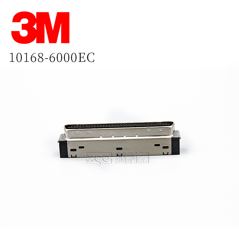 3M原装进口MDR/SCSI/伺服连接器10168-6000EC压接IDC 68Pin - 图1