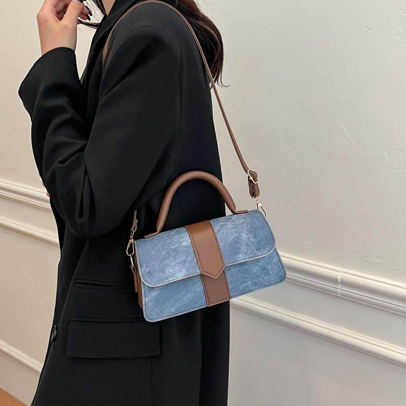 高级感小众设计包包女2024新款夏季单肩斜挎包百搭复古手提小方包,淘宝优惠券,粉丝福利购,淘宝优惠卷