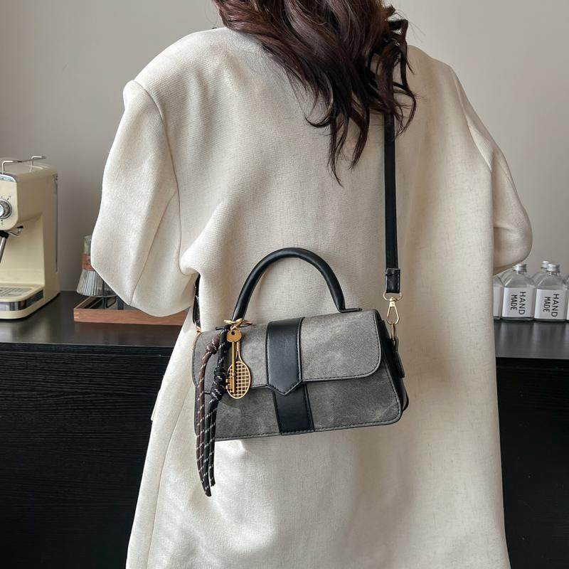 高级感小众设计包包女2024新款夏季单肩斜挎包百搭复古手提小方包,淘宝优惠券,粉丝福利购,淘宝优惠卷