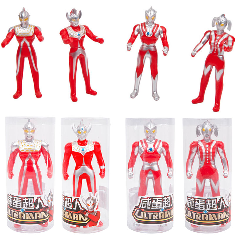 正版锐视咸蛋超人（ULTRAMAN）8只独立装关节可动奥特曼模型礼盒-图2