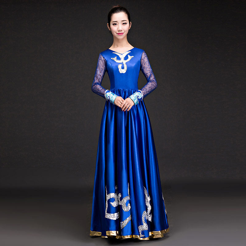 民族舞成人大气个性夏季新款演出服 凤乐谷民族服装/舞台装