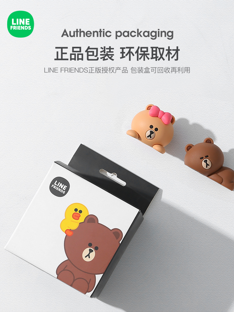 LINE FRIENDS汽车车内饰品摆件创意可爱车载中控台装饰用品大全-图2