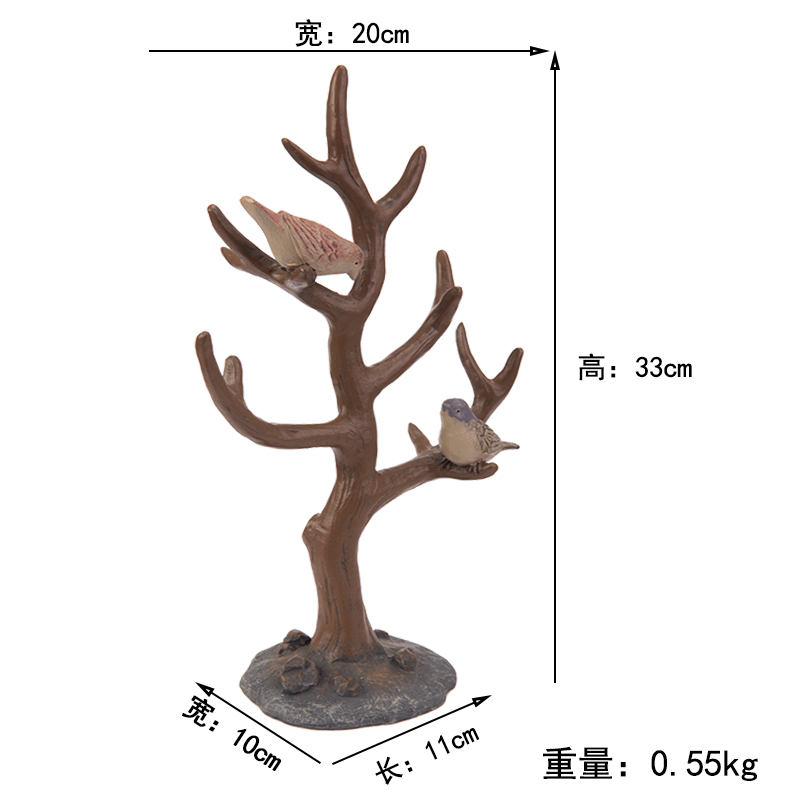 家用手串架文玩收纳架佛珠手链项链挂架钥匙托玄关摆件饰品展示架-图2