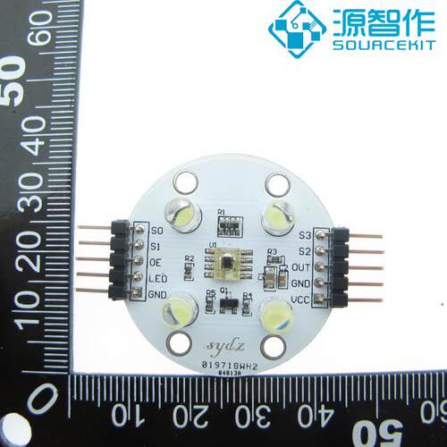 TCS3200 色彩 颜色 识别传感器 模块 RGB颜色识别分类模块 送程序 - 图1