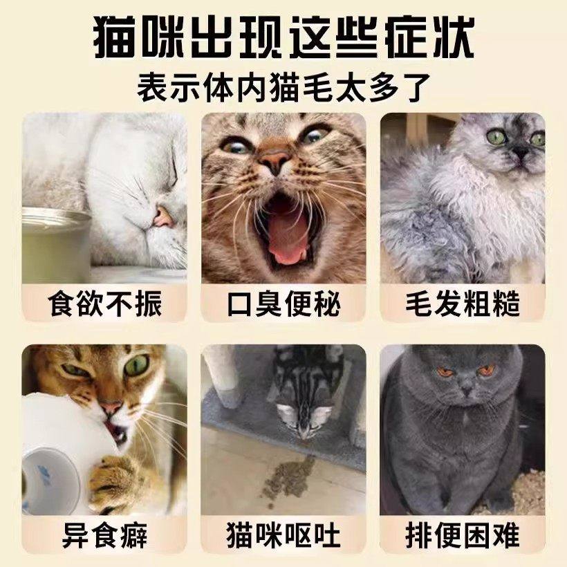 【2026新款】排毛】益生菌化毛膏猫咪专用成猫吐毛膏英短蓝猫营养,淘宝优惠券,粉丝福利购,淘宝优惠卷