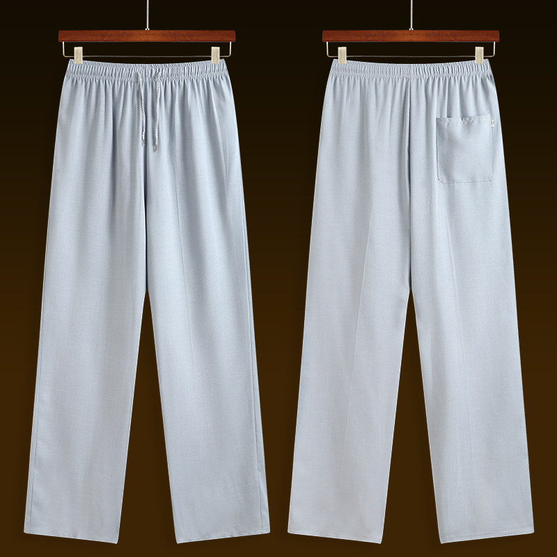 唐装中老年爷爷夏装男士老年人装50 迈凯霸汉服