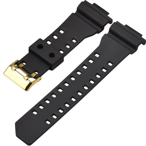 casio卡西欧表带黑金手表表带G-SHOCKGA100/110/120橡胶配件替换 - 图3