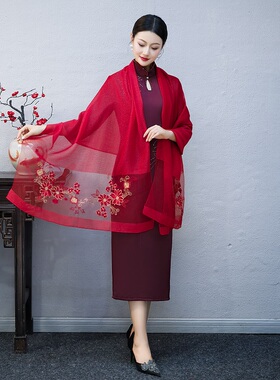 春夏秋冬刺绣中国风喜妈妈婆婆