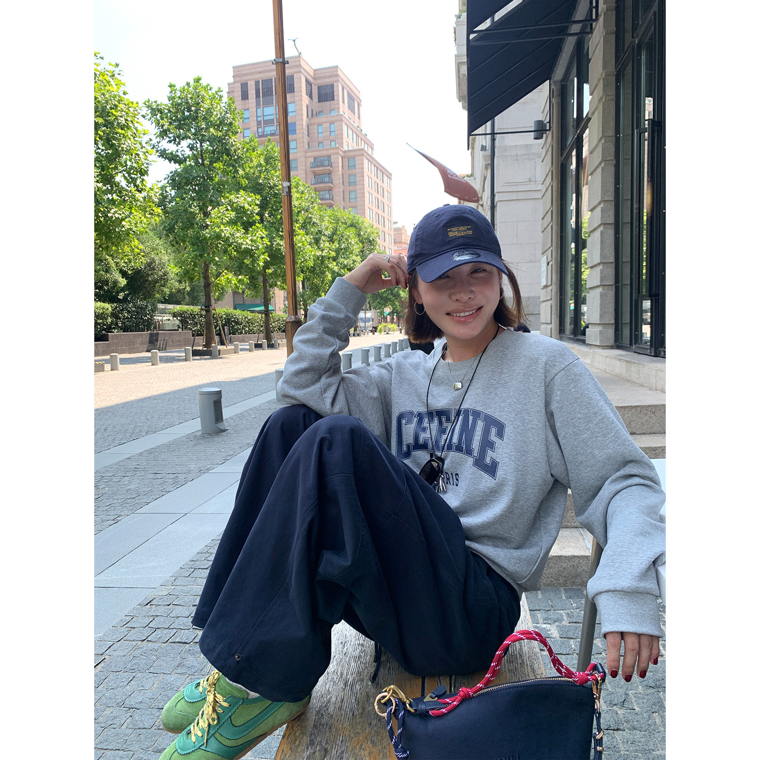 YANGLE_休闲裤女2025新款秋季韩系慵懒宽松显瘦弯刀工装阔腿裤子,淘宝优惠券,粉丝福利购,淘宝优惠卷