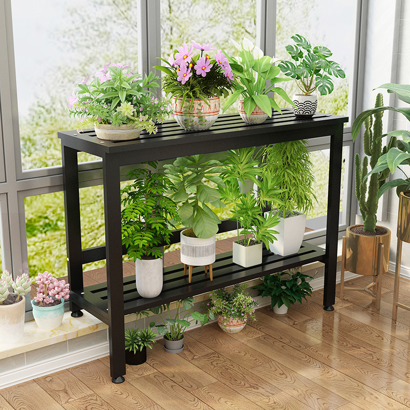 阳台加宽神器专业定制花架阳台多肉架全铁艺室外防腐高矮架盆栽架,淘宝优惠券,粉丝福利购,淘宝优惠卷