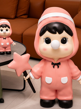 网红星星人客厅落地存钱罐摆件