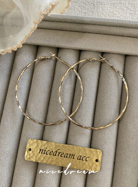 Nicedream小众圈圈耳环2026新款
