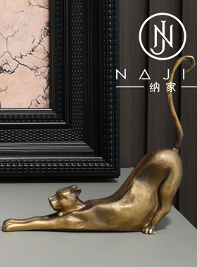 罗曼提海派中古风创意花艺西班牙云石摆件卧室床头柜样板间售楼处