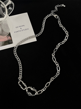 甜酷辣妹项链女夏轻奢小众设计感