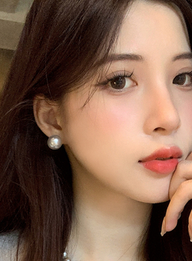 棉条虫日韩女小众设计耳环
