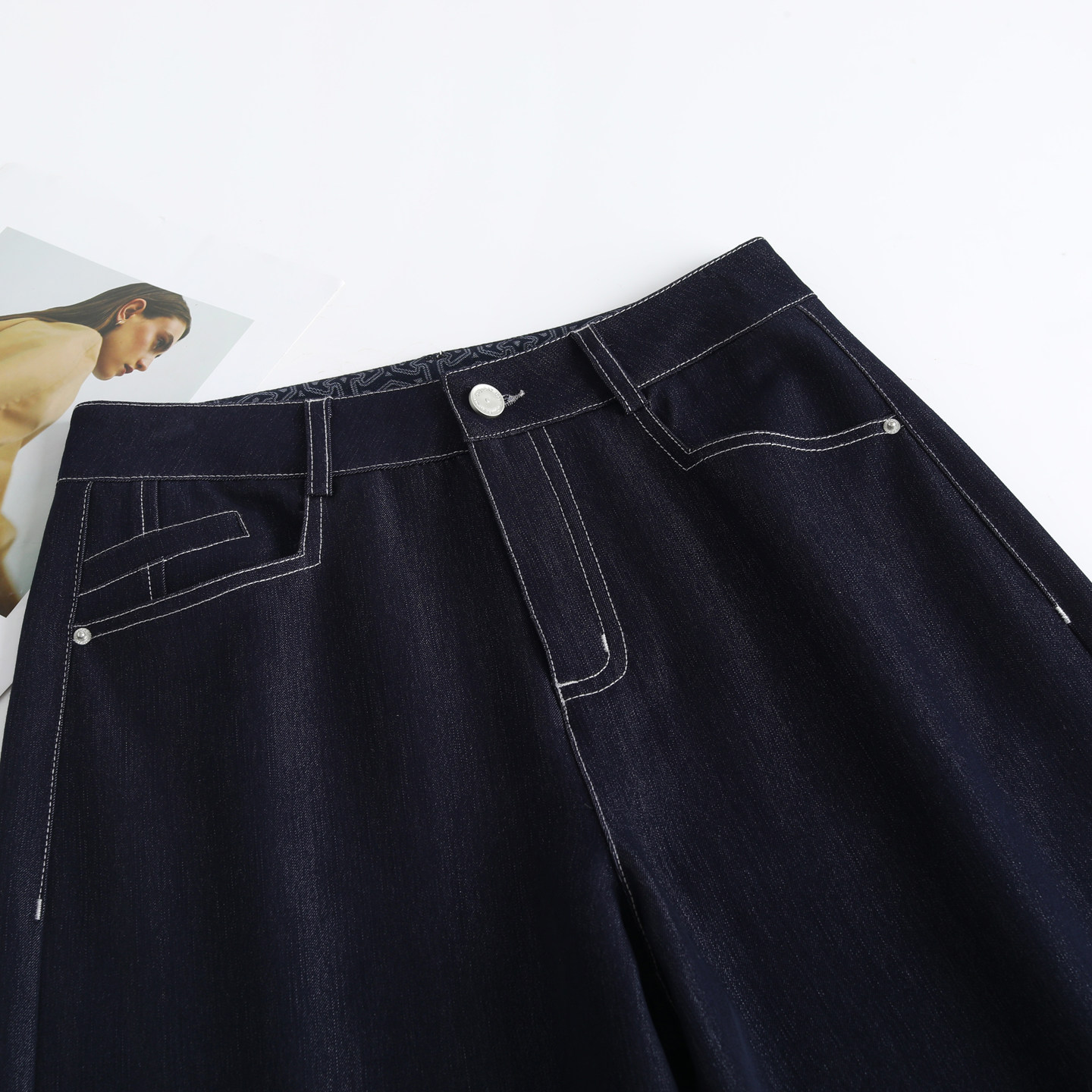 垂感显瘦拖地裤秋冬高腰显瘦直筒裤女宽松休闲阔腿长裤复古牛仔裤,淘宝优惠券,粉丝福利购,淘宝优惠卷