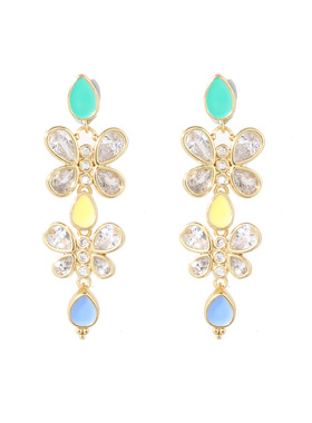 项链女网红蝴蝶森系锆石小众森系新款设计感吊坠气质套装钛钢项链