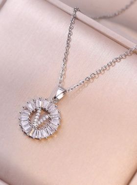 项链女 网红欧美时尚跨境饰品LOVE英文字母项链英语字母简约项链