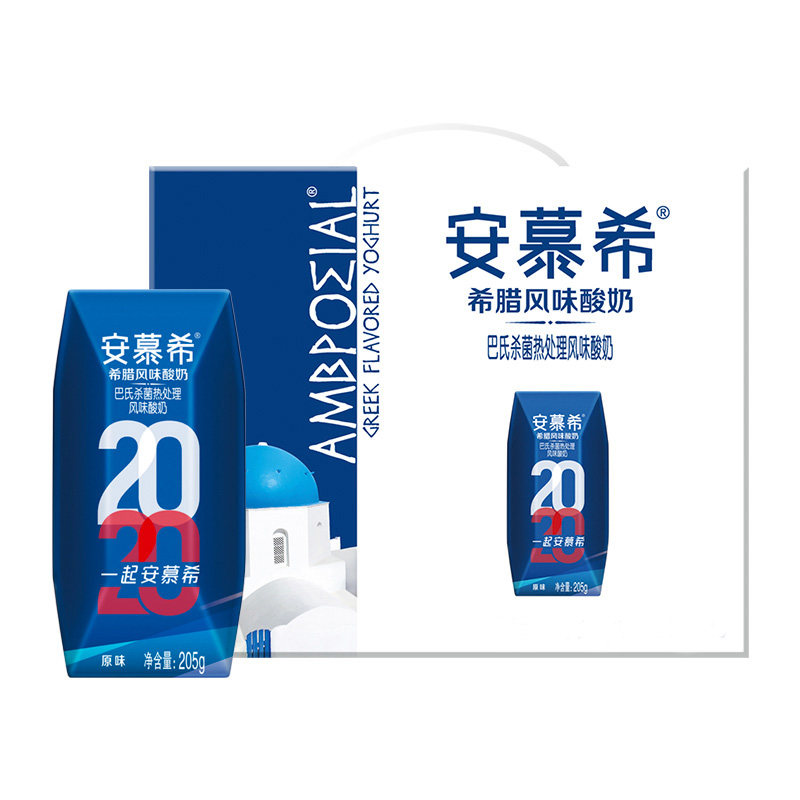 伊利安慕希希腊风味酸牛奶早餐奶 旭福食品酸奶