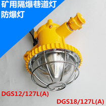 Mining flame-proof LED18W laneway lamp round 18W anti-explosion lamp DGS12 18 127L (A) with explosion proof
