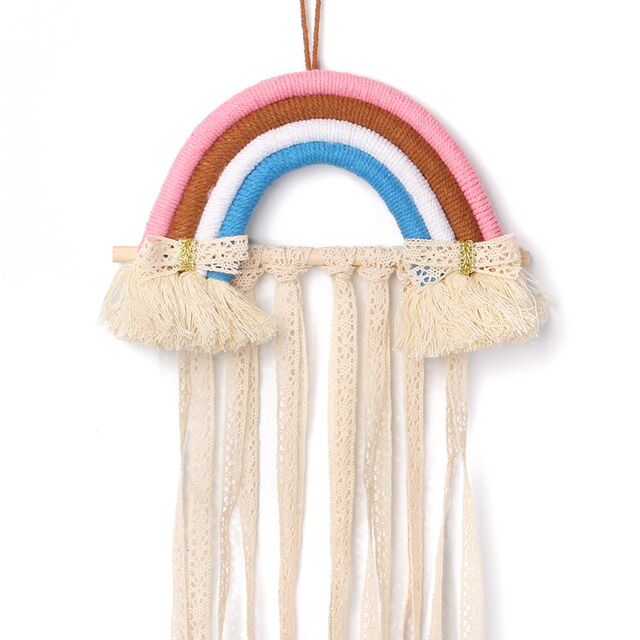 Storage belt hanging style rainbow wall headdress