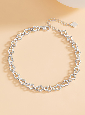 福禄双全纯银925手链女新中式国潮葫芦手环ins风情人节礼物手饰