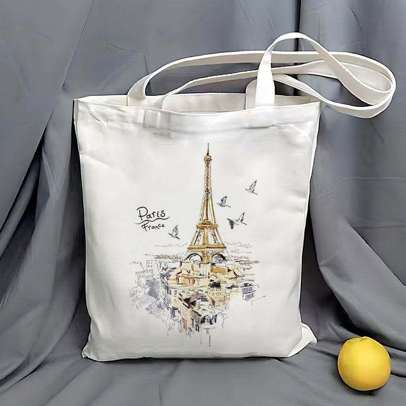 巴黎Paris帆布包France城市文创City定制大容量时尚外出手提袋子,淘宝优惠券,粉丝福利购,淘宝优惠卷