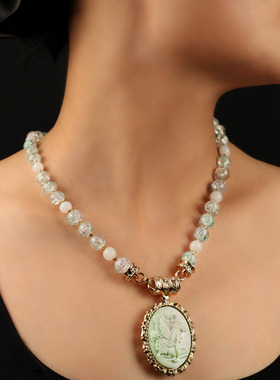 青岛中古vintage磁吸扣项链