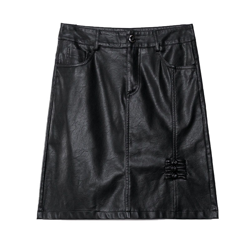 秋冬2021新款显瘦高腰气质子半身裙 杭妮半身裙