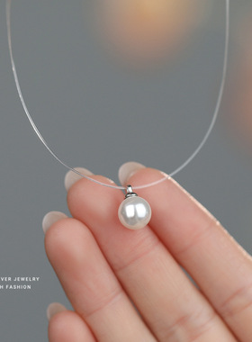 S925纯银珍珠项链女2025新款
