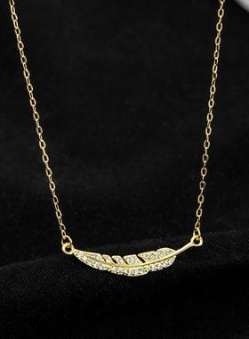 榕树下S925银简约锆石吊坠