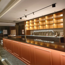 Retro Cashier Corner Hotel Restaurant Bar Bar Bar Bar Bar Table Restaurants Catering Shop Commercial Baking Lacquered Counter Customised