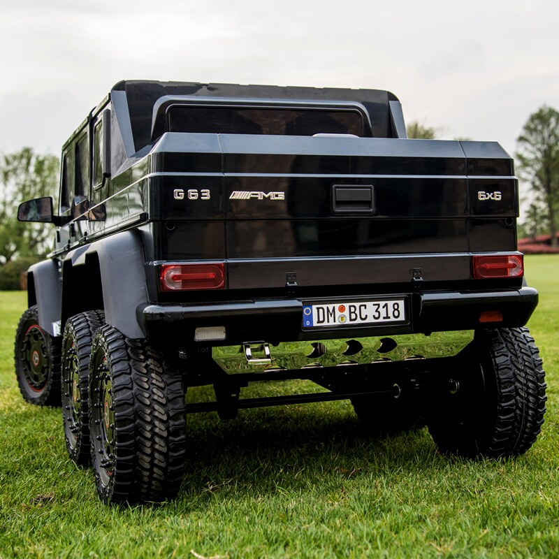 奔驰大g儿童车6x6越野可坐电动车 希蔻儿童电动车