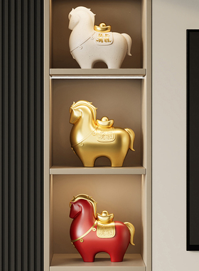 马年新中式马上有钱摆件乔迁礼物