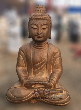 仿古居家供奉圆雕镇宅摆件佛像