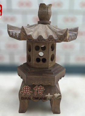 仿古日式景观照明镂空做旧石灯笼
