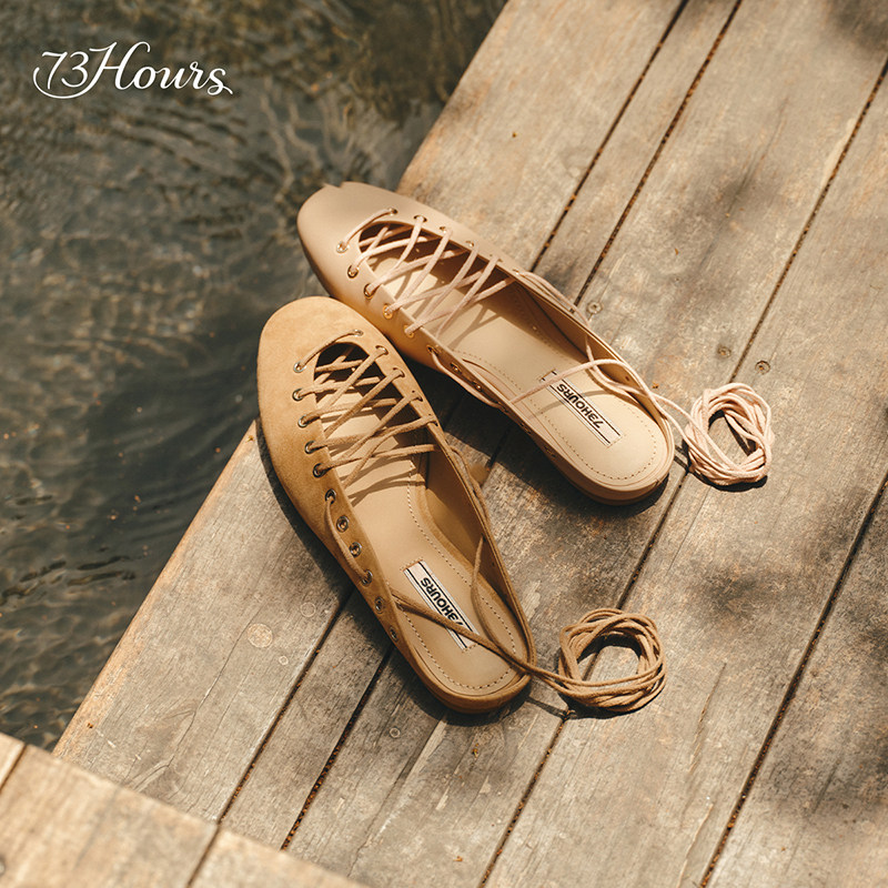 73hours女鞋罗马晴天2025夏季新款时尚芭蕾鞋平底拖鞋女玛丽珍鞋,淘宝优惠券,粉丝福利购,淘宝优惠卷