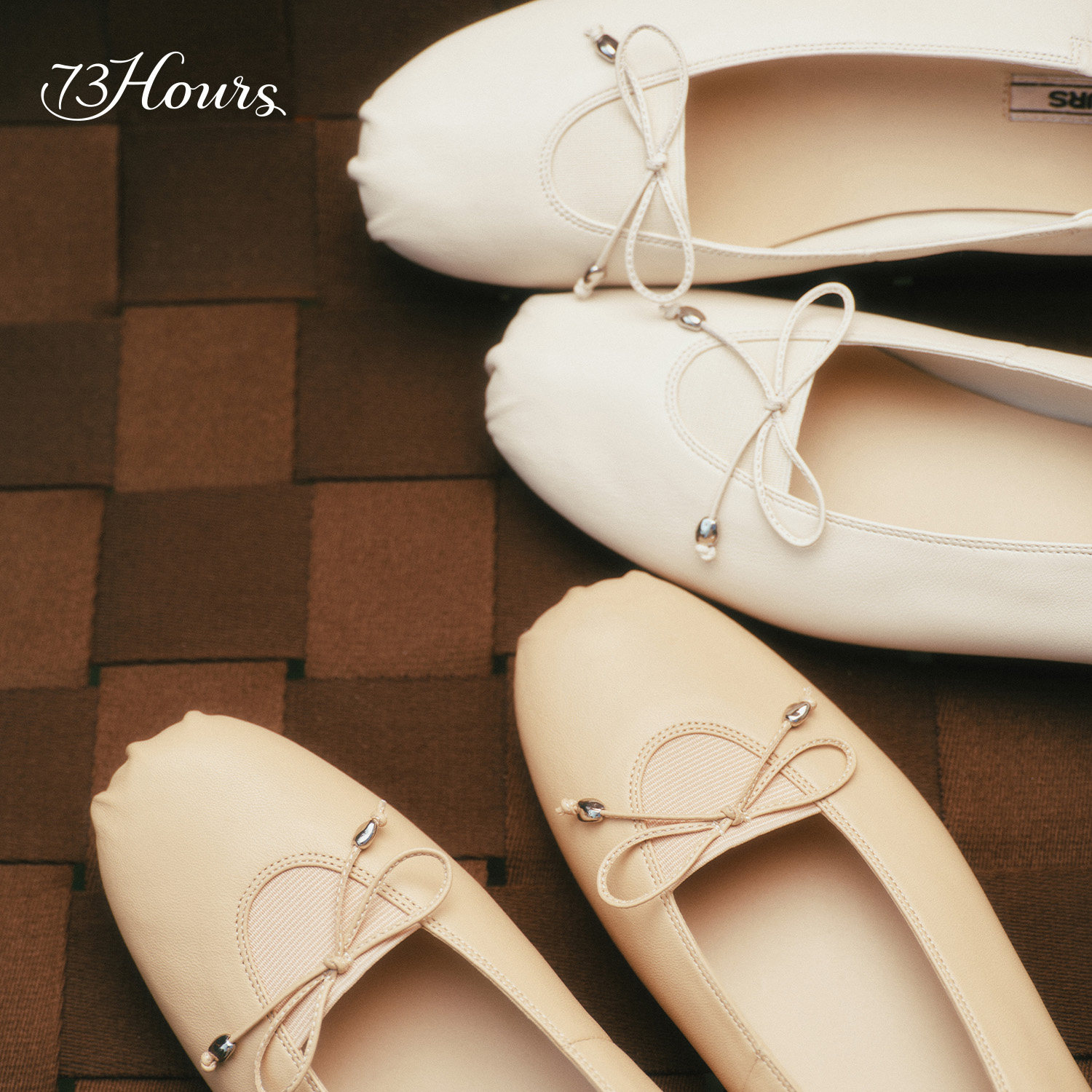 73hours女鞋Cream cheese2026春季新款气质平底单鞋时尚芭蕾鞋女,淘宝优惠券,粉丝福利购,淘宝优惠卷