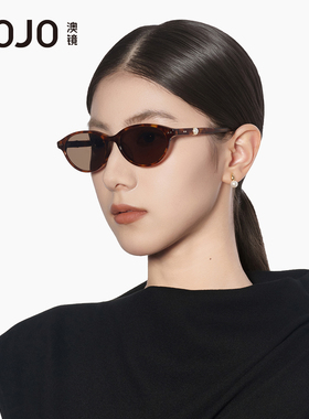 AOJO澳镜墨镜女款2026新款高级感防晒防紫外线太阳眼镜AJ108SN201