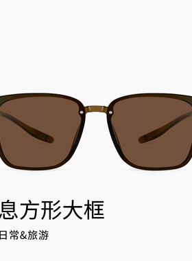 AOJO澳镜窄经典方框墨镜黑框太阳镜女2026新款开车专用AJ109SN456