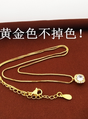 S925纯银项链2022年高级感锁骨链