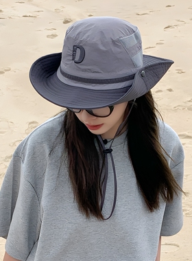 西部牛仔遮阳户外登山速干男女