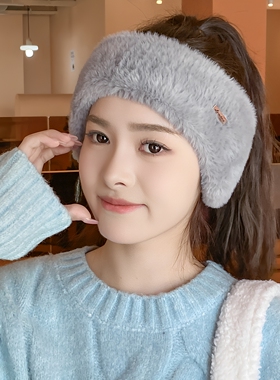 月子发带冬季孕妇产后护额头防寒