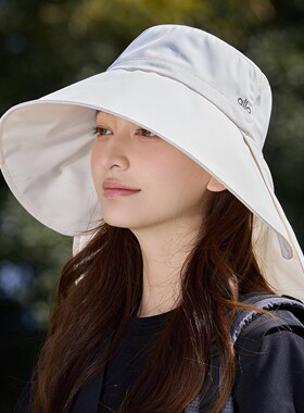 夏季女遮阳防晒帽护脖披肩帽户外