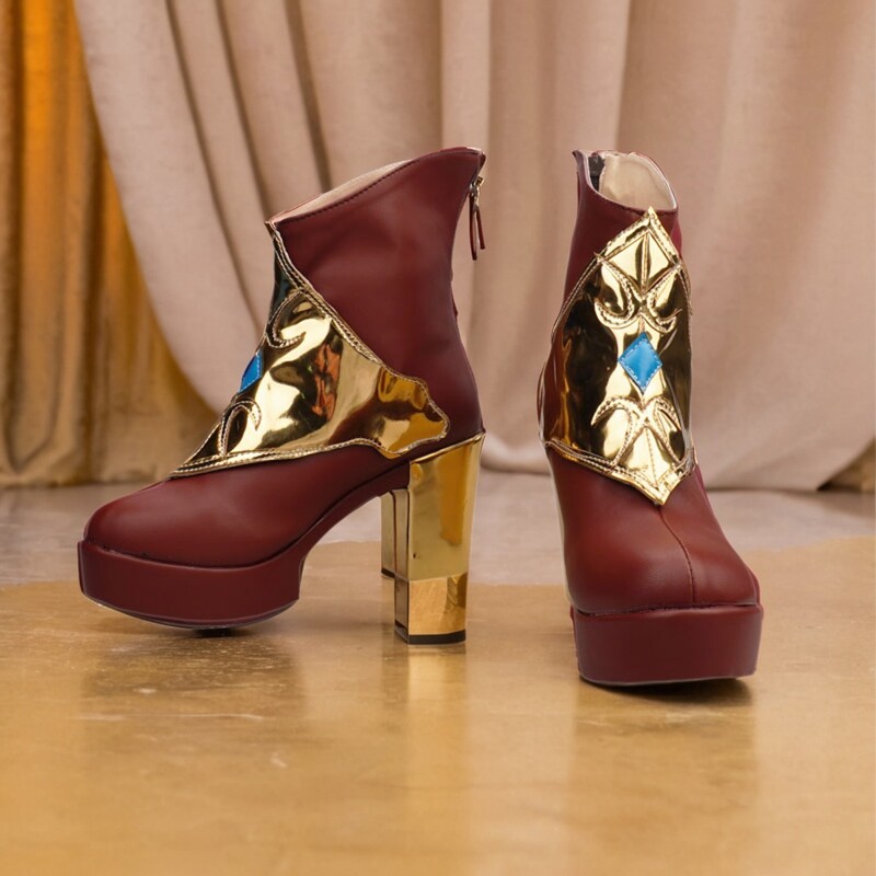 LOL英雄联盟cos KDA 萨勒芬妮 Seraphine cosplay 鞋子靴子定做