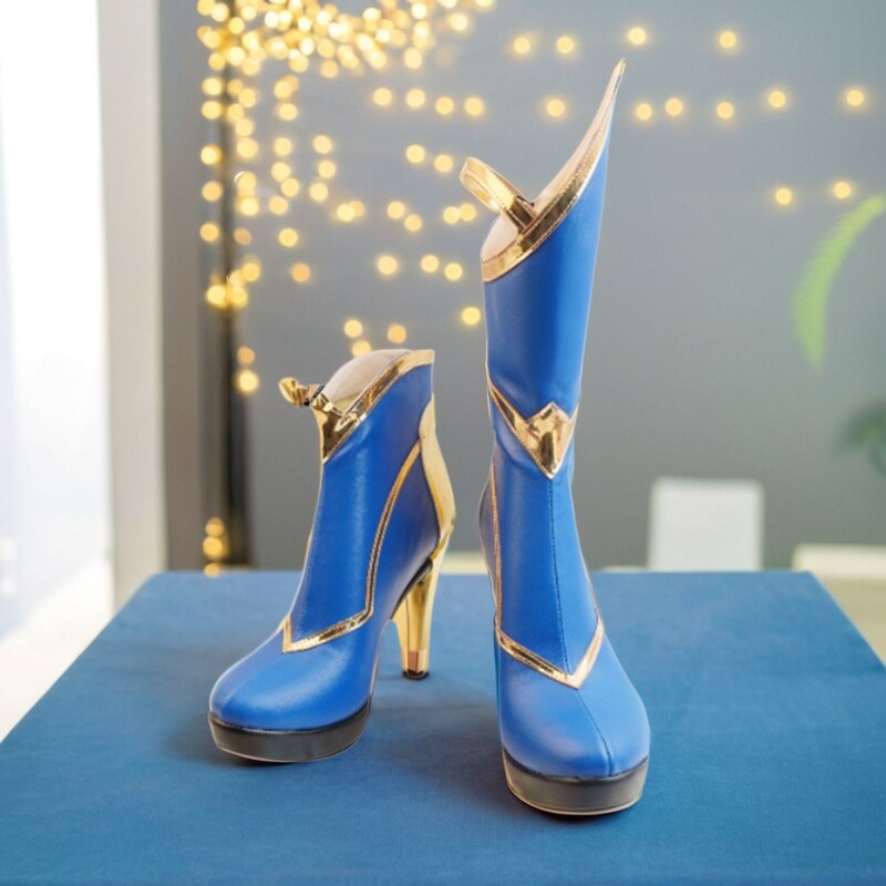 理想lol英雄联盟cos青花瓷艾瑞莉娅刀妹cosplay鞋增高大码动漫靴